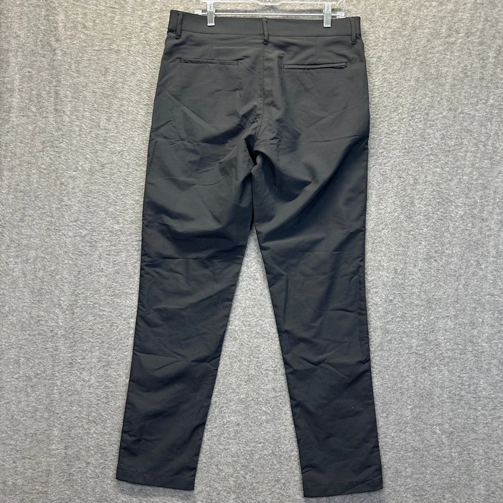 Banana Republic Mens Core Temp Black Performance Straight Leg Pants 34x34